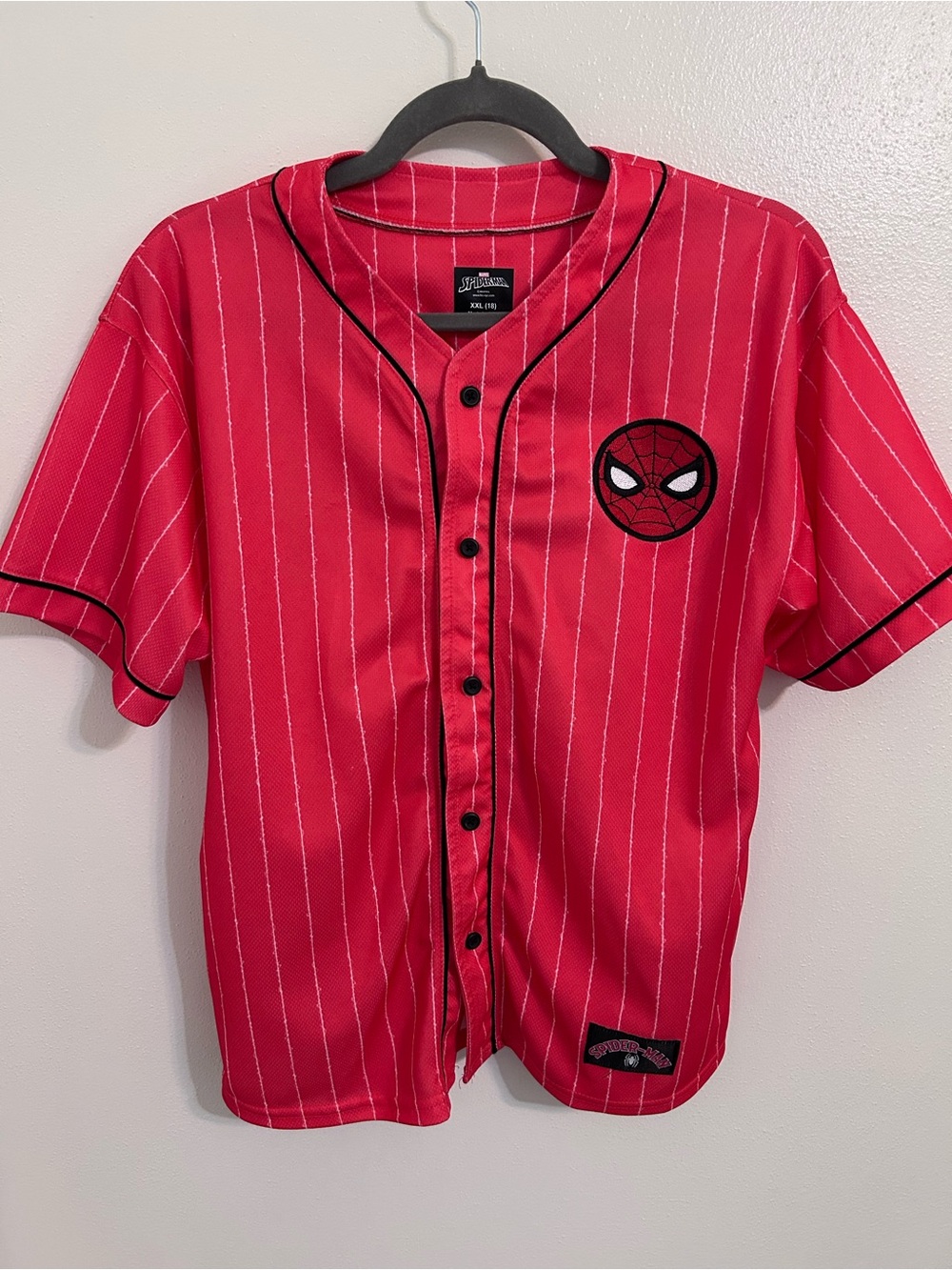 Kids XXL (18) Amazing Spidermand Baseball tee